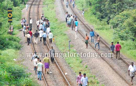 Suicide on railway track